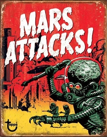 Mars Attacks – Retro Skylt