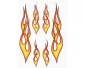 Köp Flames Röda - Stickers