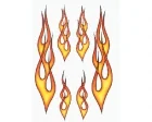 Köp Flames Röda - Stickers