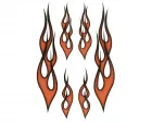 Köp Flames Orange - Stickers