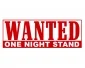 Köp Dekal - Wanted one night...