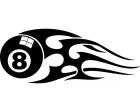 Köp Bakrutedekal 8-Ball