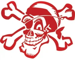 Köp Skull 05 - Cool Pirate