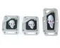 Köp Fotpedal White Skull
