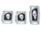 Köp Fotpedal White Skull