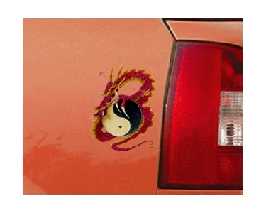 Ying & Yang Dragon - CarTattoo