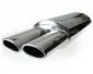 Ljuddämpare Dual Oval Pipe