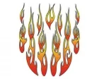 Köp Flames - Dekalkarta