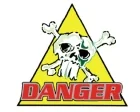 Köp Danger Skull - 14x16