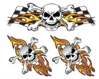 Köp Bonehead & Flames - 14x16