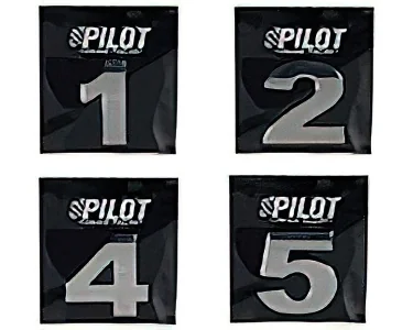 Köp Kromade Siffror Relif 0-9