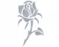 Köp Rose - CarTattoo Silver Ink