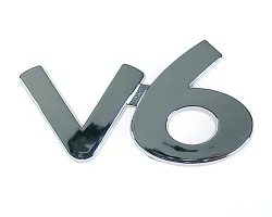 Köp Emblem Chrome Style - V6