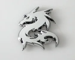 Köp Emblem Chrome Style - Dragon