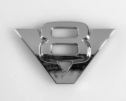 Köp Emblem Chrome Style - V8 Embed
