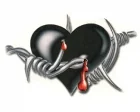 Köp Diabolic Wired Heart - 13x8
