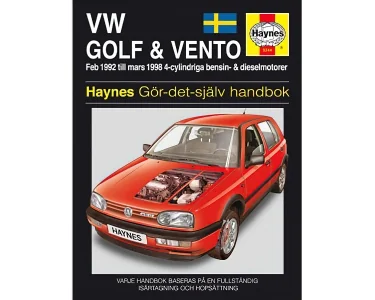 Köp VW Golf III & Vento (92-98) - Reparationshandbok