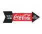 Köp Coca-Cola Skylt Pil