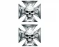 Köp Skull n Cross - Dekal
