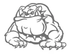 Köp Bulldog Silver Full - Dekal