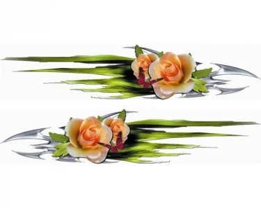 Köp Metal Roses Stripes - Dekaler Metal Roses Stripes - Dekaler