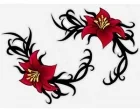 Köp Red Flowes Tribal - Dekal