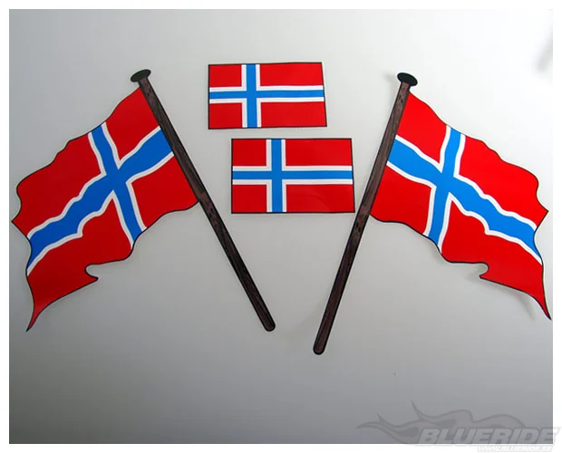 Köp Flaggdekal - Norska Flaggan Köp Flaggdekal - Norska Flaggan