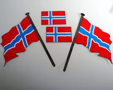 Köp Flaggdekal - Norska Flaggan