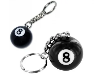 Nyckelring 8-ball