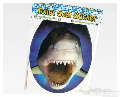 Köp Toalett-Sticker - Haj Köp Toalett-Sticker - Haj