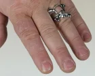 Bottle Opener Ring Skull