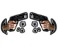 Köp Hand with Gun - Dekal
