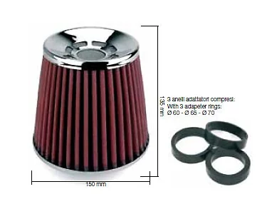 Luftfilter - Cone OpenAir Dynamik + 3 adapters