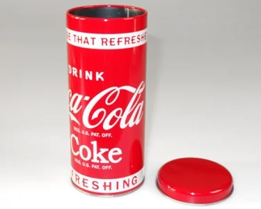 Plåtburk Coca-Cola - Plåtlock
