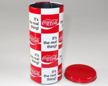 Plåtburk Coca-Cola - Plåtlock