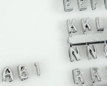Kromade Tecken A-Y 0-9