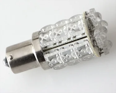 LED Glödlampa BA15s 20-LED Röd