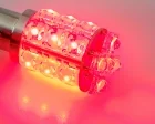 LED Glödlampa BA15s Röd