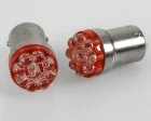 Köp LED Glödlampa BA15s 9-LED Röd