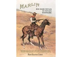 Köp Marlin Cowboy on Horse - Retro Skylt