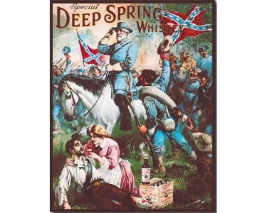 Deep Spring Whiskey - Retro Skylt