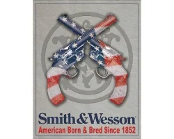 Köp Smith & Wesson Amercian Born - Retro Skylt