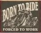 Köp Born To Ride - Retro Skylt