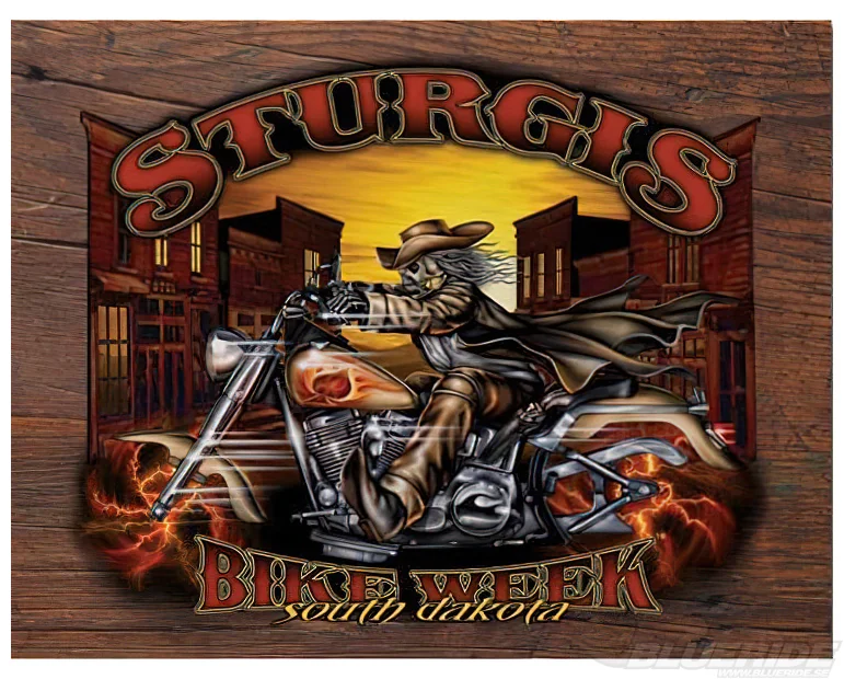 Köp Sturgis Bike Week - Retro Skylt Köp Sturgis Bike Week - Retro Skylt
