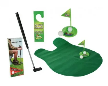 Toalett-Golf Set
