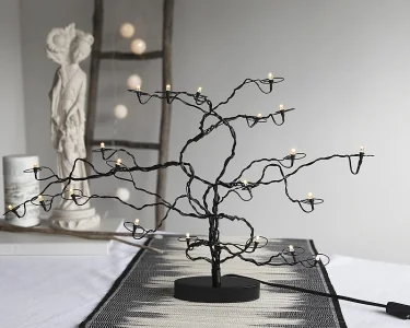 Bonzi Metallampa Svart