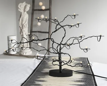 Bonzi Metallampa Svart