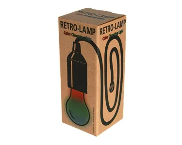 Glödlampa Retro Färgad