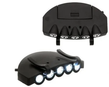 Keps-Lampa 5-LED