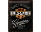 Köp 3D Metallskylt Harley-Davidson Genuine 30x40